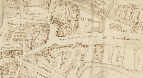 Detail from: National Records of Scotland, RHP142494: Plan of Stonehaven, Kincardineshire, 1795.