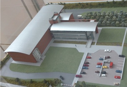 Model by Building Design Partnership, architects of Thomas Thomson House