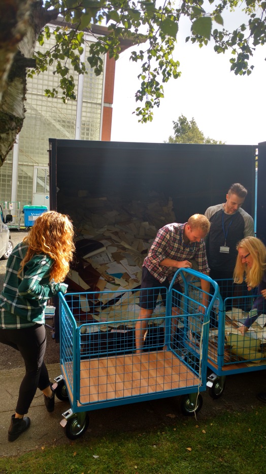 disposing of weeded material