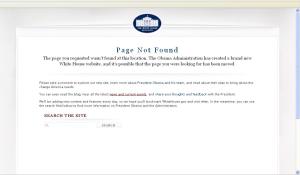 404 error message on The White House website. Changes in government often lead to government webpages going offline. Web Continuity helps to preserve access to government online information in Scotland, even when it’s taken offline. Taken from https://commons.wikimedia.org/wiki/File:White_House.gov_404_error_1-20-09.JPG
