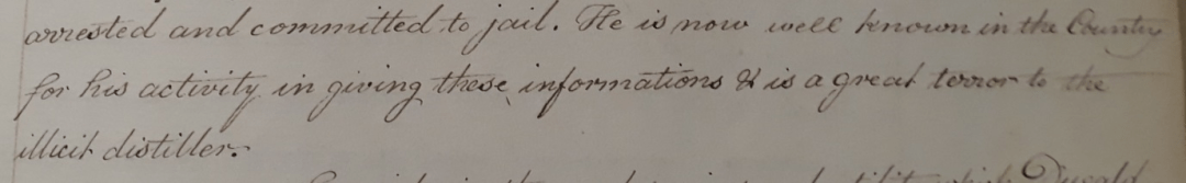 Dugald Cameron, Exciseman