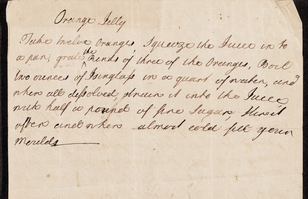 Recipes of Miss Bruce