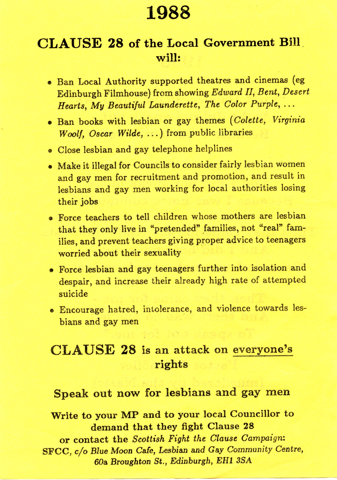 Section 28 Section 28: The introduction and effects – Open Book